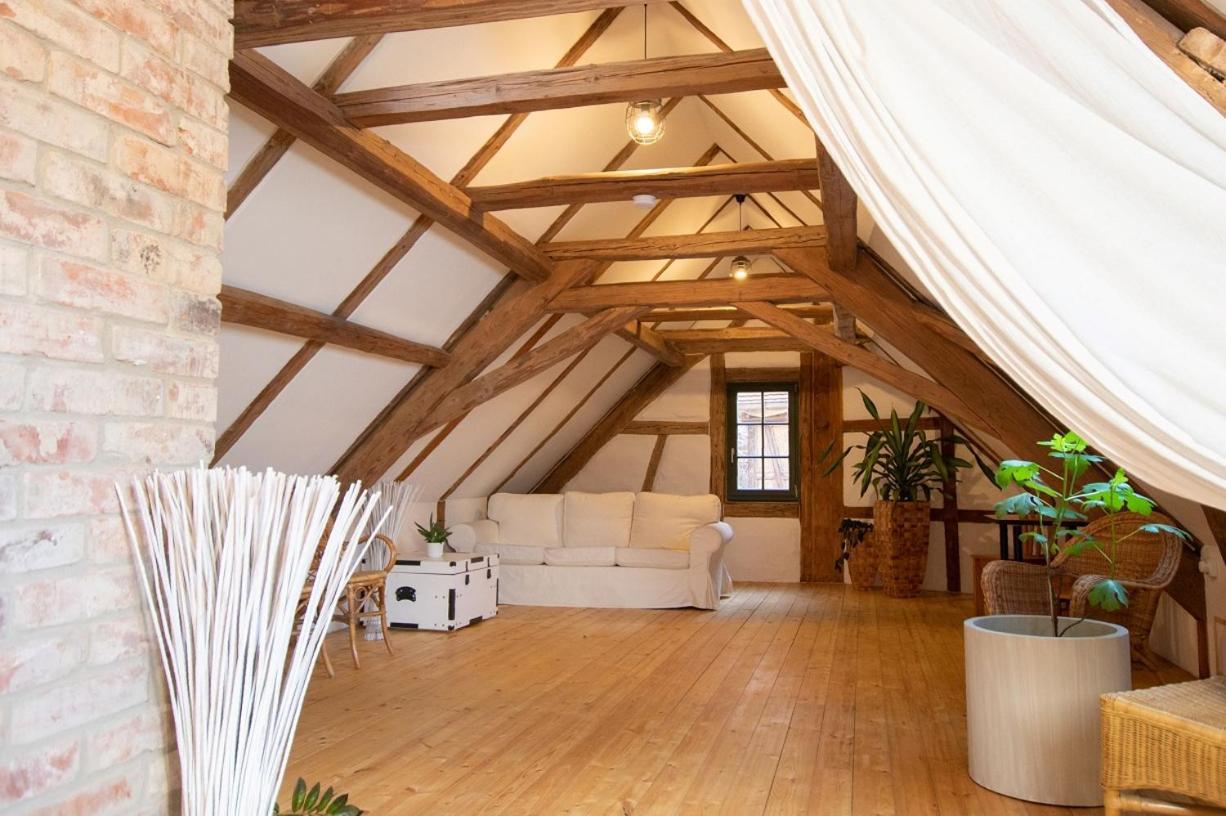Naturhof-Papiermuehle 2 Bett-Zimmer Rosenrot Bollberg Экстерьер фото
